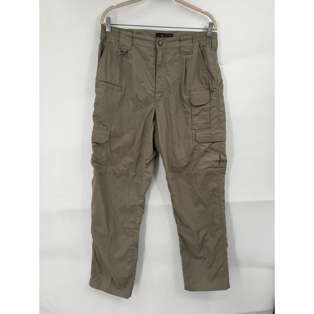 5.11 Tactical Taclite Pant Men 32x32 Tan Ripstop Cargo Utility Outdoor Workwear